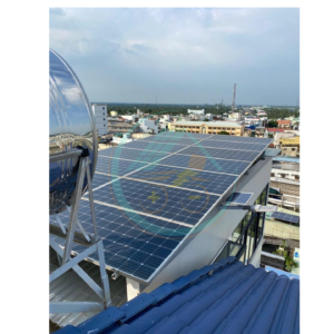 Điện mặt trời hòa lưới bám tải và lưu trữ