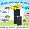 Lắp đặt trọn gói điện mặt trời hòa lưới bám tải 10kW