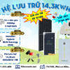 Lắp đặt trọn gói điện mặt trời Hybrid lưu trữ 14.3kWh